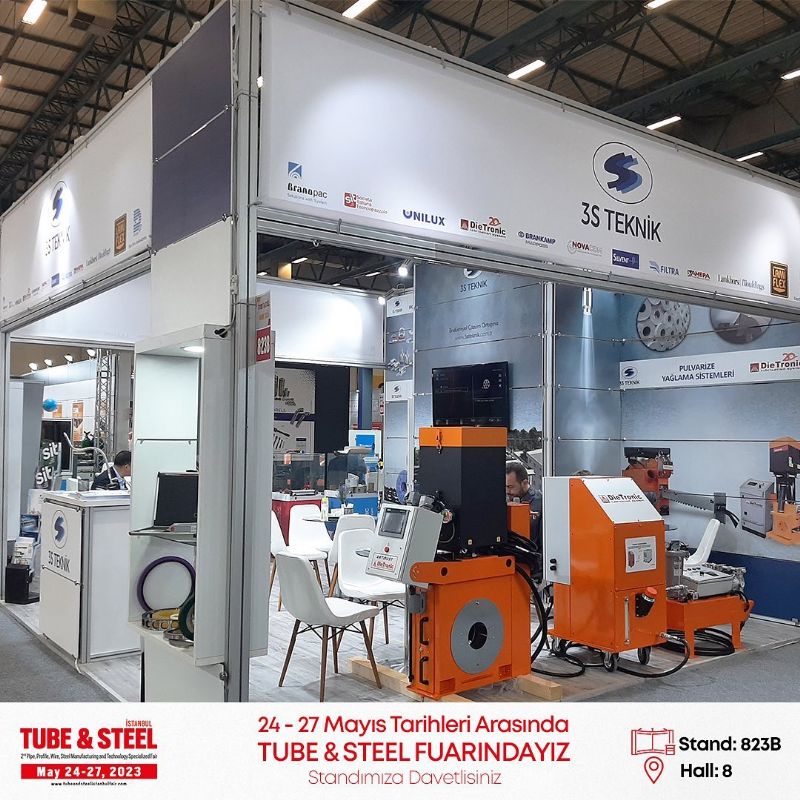 24 - 27 Mayıs Tarihleri Arasında Tube & Steel fuarındayız.